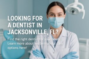 Photo of a friendly dental office receptionist helping a patient understand their CDPHP dental insurance coverage, while pointing at a computer screen. Text on the screen says, "CDPHP Accepted Here".